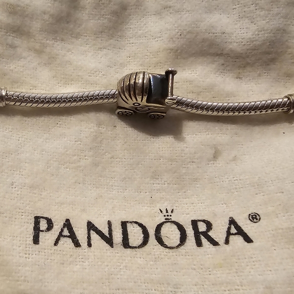 Pandora baby carriage charm - Picture 2 of 2